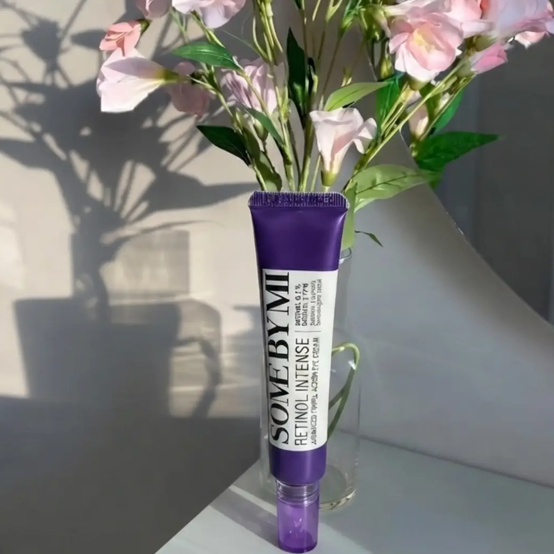 retinol skin care product bottle